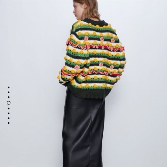 ZARA Embellished sweater - Picture 2 of 12